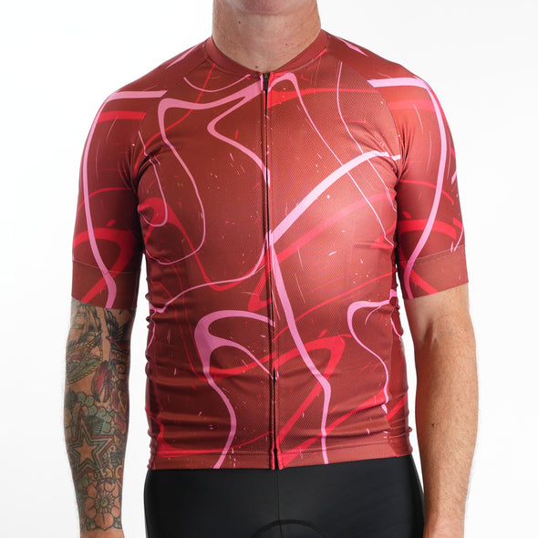 Pro Aero II Jersey Red Marble