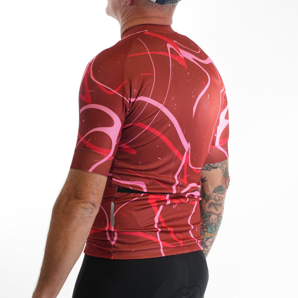 Pro Aero II Jersey Red Marble