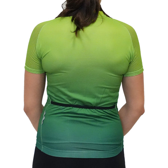 Women's Pro Summer Jersey Green Fade