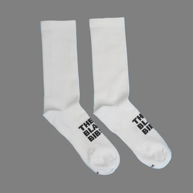 The Black Bibs Socks - White - Tall